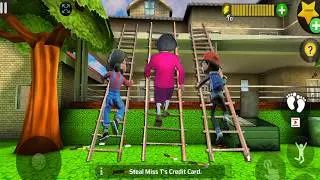 Scary Teacher 3D - New updater - troll Miss T fell face down so fun part 5508#scaryteacher3d