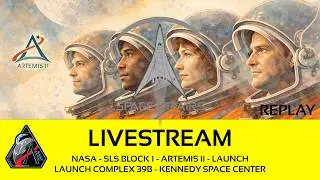 NASA - SLS Block 1 - Artemis II - LC-39B - Kennedy Space Center - Space Affairs Livestream