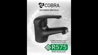 Cobra Zambezi Matt Black Special at Richmond