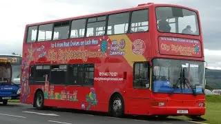 On board D&E Coaches Dennis Trident Plaxton President S88YST