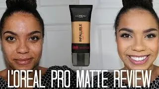 L'Oreal Pro Matte Foundation: Oily Skin Diaries | samantha jane