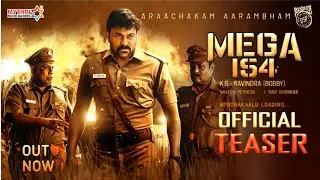 MEGA154-chiranjeevi intro First LOOk Teaser/mega154 official teaser/chiru154/Bobby/DSP