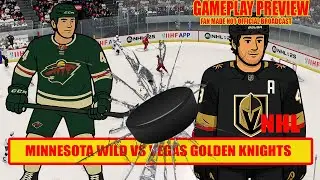 Minnesota Wild vs Vegas Golden Knights &ndash; NHL 25 Gameplay Preview | Fan-Made Simulation