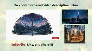 Transparent Bubble Tent: Sleep Under the Stars, Glamping Redefined