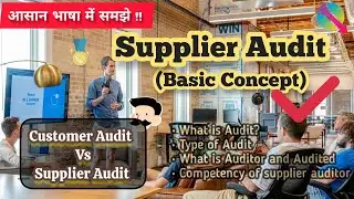 Supplier Audit (Basic Concept)