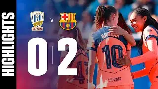 LIGA F | ALHAMA 0 vs 2 FC BARCELONA 🔵🔴