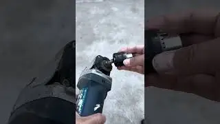 Angle grinder turned into an electric drill
