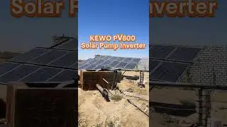 KEWO PV800 Solar pump inverter application #inverter #solarinverter #application #oem #supplier