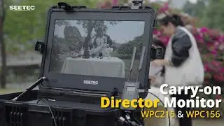 Водонепроницаемый переносной монитор режиссера для использования на съёмочной площадке или кинопр...