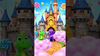 Funny Dino vs The Giant Jelly Monster 🍇🦖🤣 | Candy Castle Adventure