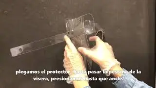 Protector facial de acetato simple