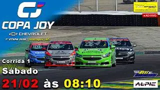 🔴 COPA JOY CHEVROLET | Corrida 1 | 1&ordf; Etapa 2026 | Interlagos (SP) | Ao Vivo