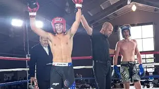My insane kickboxing fight. Alhamdulillah for victory. 