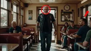 Thug Attacks 81-Year-Old Veteran in Diner  But Karma Hits When His Son Arrives with the Hells Angels
