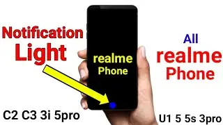 realme notification light।। how to enable realme notification light।।C2 C3 5 5pro 6 6pro All REALME