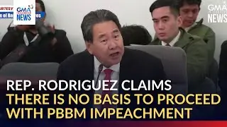Rep. Gutierrez claims there is no basis to proceed with PBBM impeachment | GMA Integrated News
