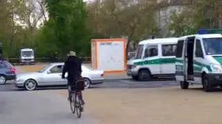 So called new infopoint on O-Platz Berlin Hungerstrike Refugeecamp