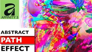 Эффект абстрактного контура в Affinity 3 | Смешивание с изображением | Инструкция | Бесплатно