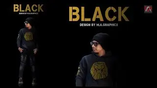 PhotoShop 2018 Tutorial || Classic Dark Background Editing in 5 Min. || Editz Zacksamir ||