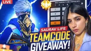 🔥 Free Fire Live | Subscribers के साथ खेलेंगे | Giveaway