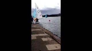 South Staffs Sailing Club Team A - Downwind Changeover (24 Hour Race 2013)