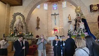 EN DIRECTO, ENTRADA DE NTRA SRA VIRGEN DE LA CABEZA Y NTRA SRA DE LA CANDELARIA A SU IGLESIA.
