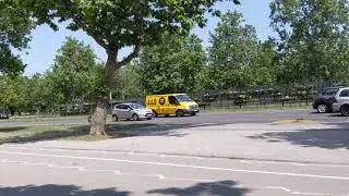 Belgrade Serbia bus stop Street scene
