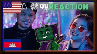 VANTHAN FT LAURA MAM - យល់សប្ដិ យល់សូង (DREAM) LIVE AT ASEAN MUSIC SHOWCASE 2021 | AMERICAN REACTION