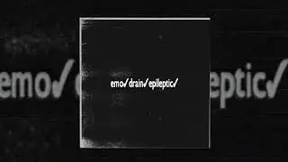 Рэйчи, psychokid - emo.drain.epileptic (Официальная премьера трека)