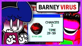 EL VIRUS DE BARNEY (probando virus) | FerChocolatada