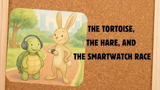 The Tortoise, the Hare, and the Smartwatch Race #ConsistencyWins#FocusMatters#GoodHabits#storytime 