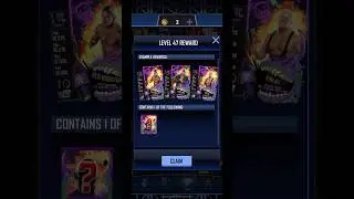 Player Level 47 Reward! Finally #unhinged tier!! #wwesupercard #wwe #supercard #wallseygaming #fyp