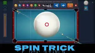 8 Ball Pool Spin Trick #viralvideo #8ballpool #games 