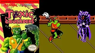 Toxic Crusaders (NES) - Final Boss (No Damage).