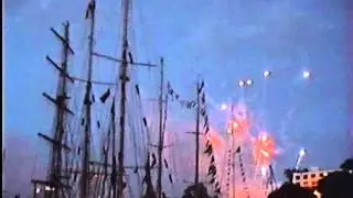 Tall Ships - Newcastle Quayside - 1993 - Fireworks