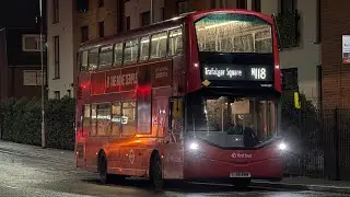 FRV. First Bus Route N118. Ruislip - Trafalgar Square. Wright Gemini 3 B5LH VH45197 (LJ16 EWW)