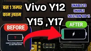 vivo y12 charging error problem unable to charge please contact our after sales service