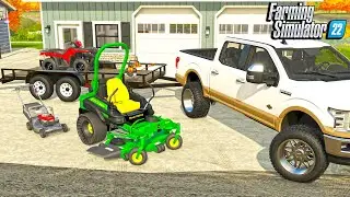 I STARTED A MOWING BUSINESS OUT OF MY GARAGE!