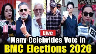 Bollywood Celebrities Voting For BMC Elections | Salim Khan, Hema Malini, John Abraham,Suniel Shetty