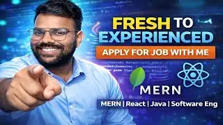 Apply for Job LIVE | Fresher to Experienced | MERN React Java Software Engineer