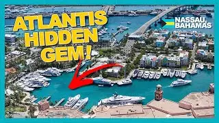ATLANTIS MARINA | ATLANTIS PARADISE ISLAND FULL TOUR | NASSAU, BAHAMAS 🇧🇸