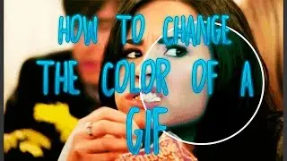How to change the color of a GIF | Tumblr tutorial.