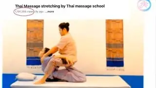 Thai Massage stretching by Thai massage school (2014)