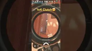 1v4 CLUTCH FOR THE WIN 🏆 #like #comment #subscribe #r6siege #ps5 #gaming #Sledge