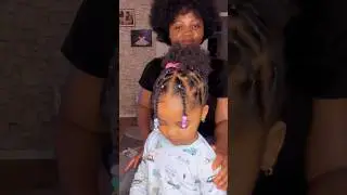Cute Rubber band hairstyles for black girls 😍