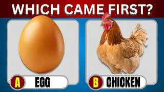 🕰️ Which Came First Quiz 🥚🐔 | Fun Trivia Challenge 🧠