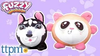 Fuzzy Wubble Bee Bee the Cat and Roxy the Husky from NSI International