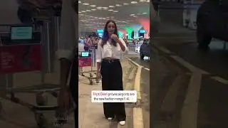 Triptii Dimri shows us once again that airports are the new fashion ramps
