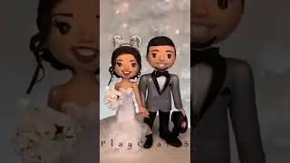 BAM! NAILED IT! - Disney Theme Wedding Cake Figurine #shorts #disneywedding
