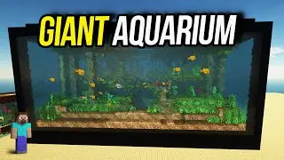 Minecraft GIANT Aquarium build
